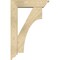Ekena Millwork Westlake Traditional Rough Sawn Bracket w/ Offset Brace, Douglas Fir, 6"W x 22"D x 34"H BKT0604X22X34WTL01RDF - alternate 2